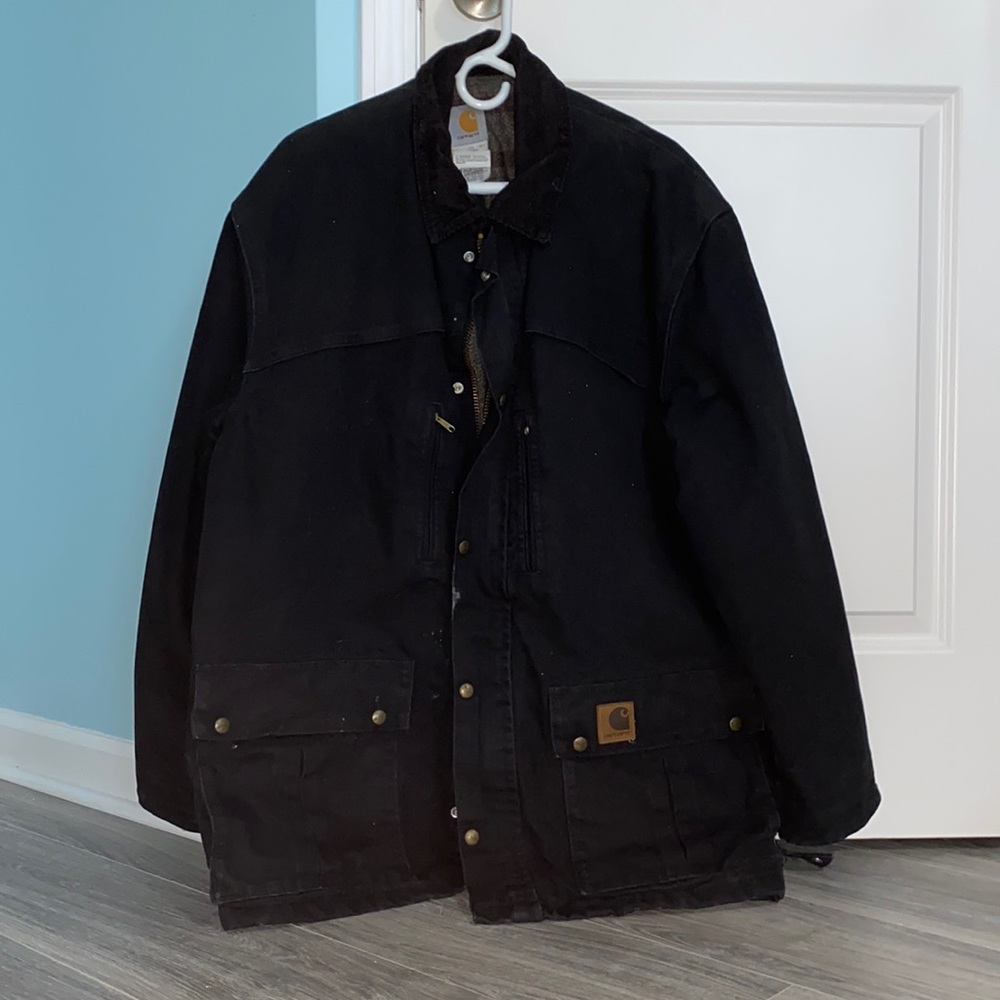 Carhartt leather jacket size XL